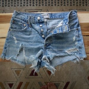AGOLDE Parker vintage cut offs